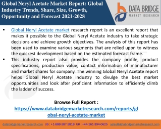 Neryl Acetate - Chemical Material