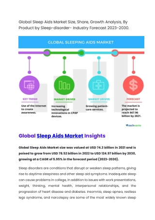 Global Sleep Aids Market