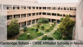 CBSE Affiliated Schools in Noida