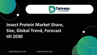 Insect Protein Market Trends & Forecast