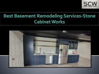 Best Basement Remodeling Services-Stone Cabinet Works