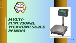 Multi-Functional Weighing Scale in India