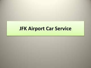JFK Airport Car Service
