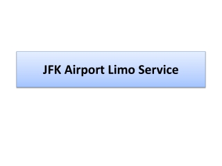 JFK Airport Limo Service