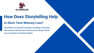 Short Term Memory Loss Treatment