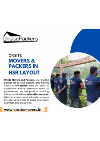 Onsite Movers and Packers