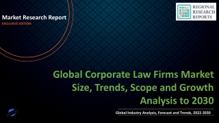 Corporate Law Firms Market Size, Trends, Scope and Growth Analysis to 2030