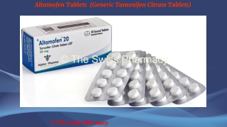 Altamofen Tablets (Generic Tamoxifen Citrate Tablets)