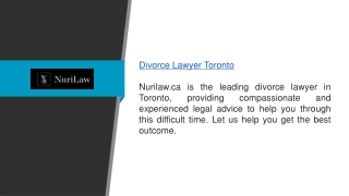 Divorce Lawyer Toronto  Nurilaw.ca