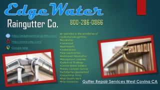 Gutter Repair Services Located in West Covina CA