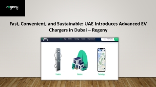 EV Chargers in Dubai - Regeny