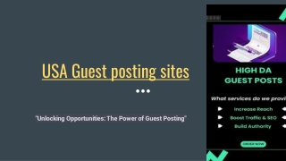 USA Guest posting sites