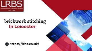 Brickwork Stitching, Leicester: The Solution to Structural Wall Cracks