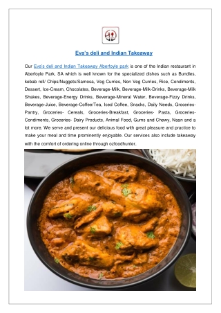 Up to 10% offer order now - Eva’s deli Indian Takeaway