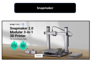 Introducing Snapmaker: Unlocking Limitless Creativity with 3D Printing