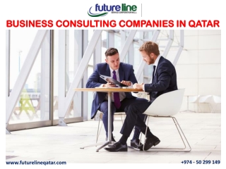 BUSINESS CONSULTING COMPANIES IN QATAR pptx