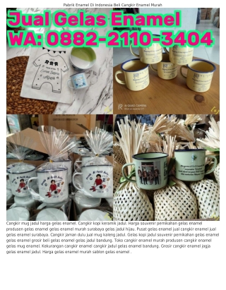 ౦882·2ll౦·Зㄐ౦ㄐ (WA) Cangkir Kopi Kecil Harga Souvenir Pernikahan Gelas Enamel