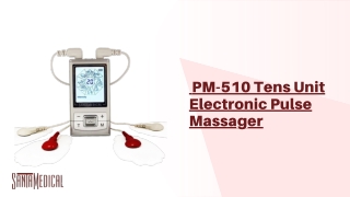 Santamedical PM-510 Tens Unit Electronic Pulse Massager