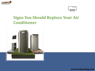 Signs You Should Replace Your Air Conditioner