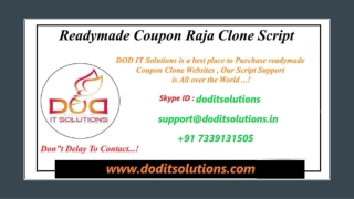 Coupon Raja Clone Script - DOD IT SOLUTIONS