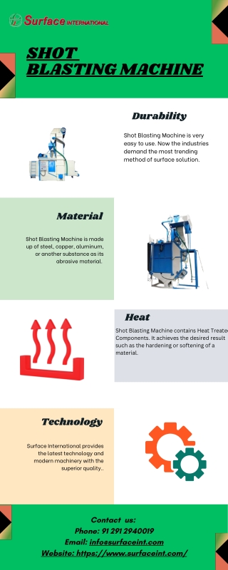 Introducing the latest outlet on the Shot Blasting Machine!