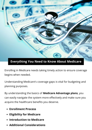 Everything You Need to Know About Medicare
