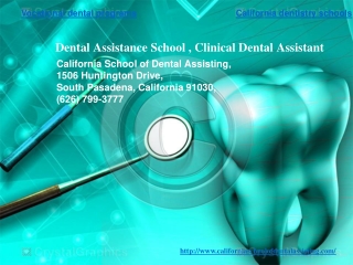 Clinical Training of Dental Assistants | Clinical Dental Ass