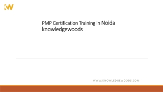 PMP Certification Training in Noida | knowledgewoods