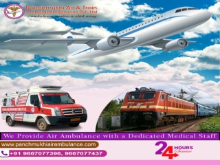Get Panchmukhi Train Ambulance in Patna and Ranchi for Best Emergency Services