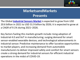 Key Insights and Market Trends: Industrial Sensors Market Set to Reach $31.9 BN