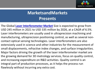 Driving Factors and Growth Opportunities in the Laser Interferometer Market