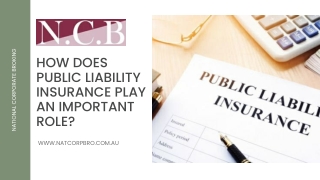 How does public liability insurance play an important role