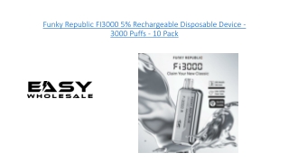 Funky Republic Fi3000 Disposable