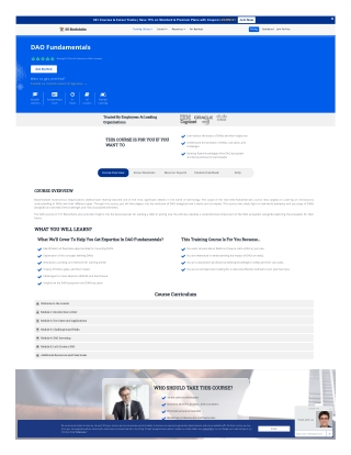 DAO Fundamentals Course