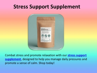 Stress Support Supplement