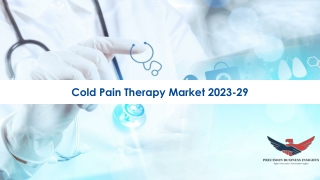 Cold Pain Therapy Market Size, Share Forecast 2023