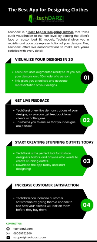 Design Your Way to the Runway with Techdarzi - The Best Clothing Designing App!