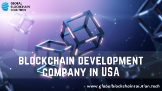 Blockchain Development Company in USA | Global Blockchain Solution