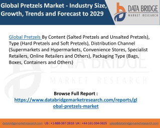 Global Pretzels Market