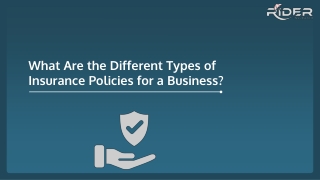 What Are the Different Types of Insurance Policies for a Business?