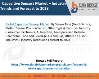 Capacitive Sensors Market