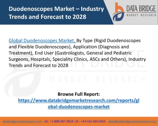 Global Duodenoscopes Market