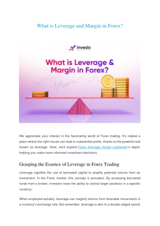 What is Leverage and Margin in Forex - Inveslo