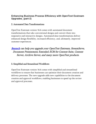 Enhancing Business Process Efficiency with OpenText Exstream Upgrades_(part-2)