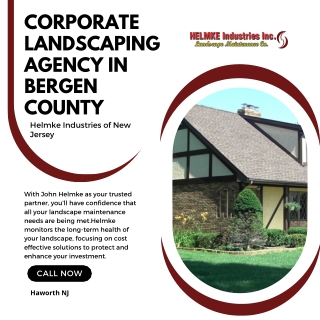 Corporate Landscaping Agency in Bergen County