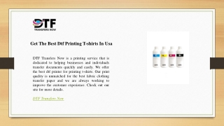 Get The Best Dtf Printing T-shirts In Usa