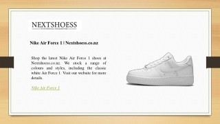 Nike Air Force 1  Nextshoess.co.nz