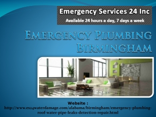 Emergency Plumbing Birmingham