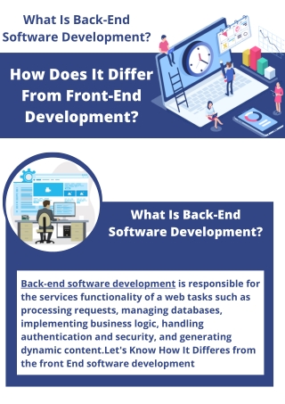 Back End Software Development