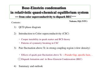 Bose-Einstein condensation in relativistic quasi-chemical equilibrium system --- from color superconductivity to diqua